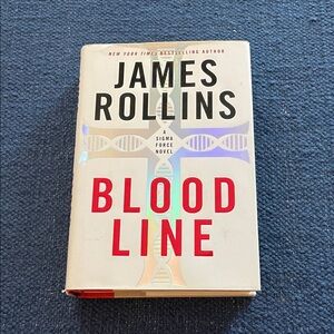 'Blood Line' Hardcover Book - Red and Cream